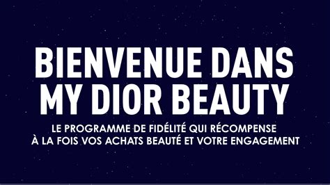 my beauty dior programme de fidélité|my exclusive beauty program Dior.